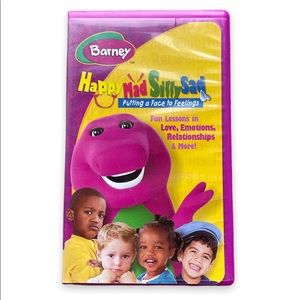 Barney Happy Mad Silly Sad Putting a Face to Feelings